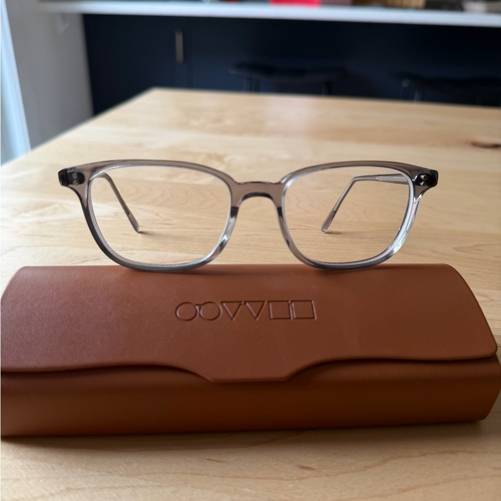 Grey Oliver Peoples glasses